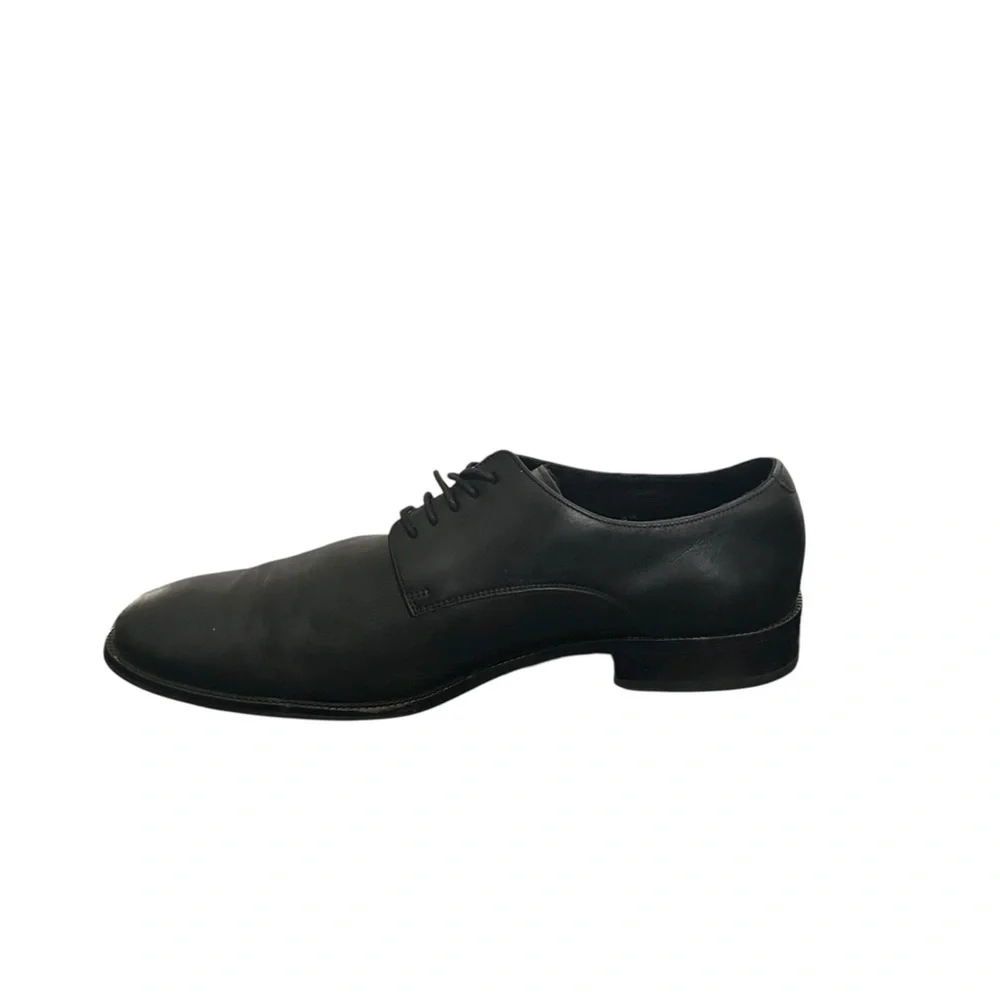 Cole Haan Mens Leather Oxford Dress Shoes C4119 Black Lace Up Size 12